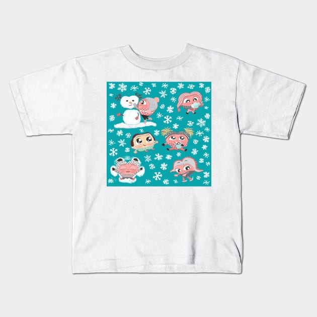 Fun and cute mindfulness gift Kids T-Shirt by Cuteology